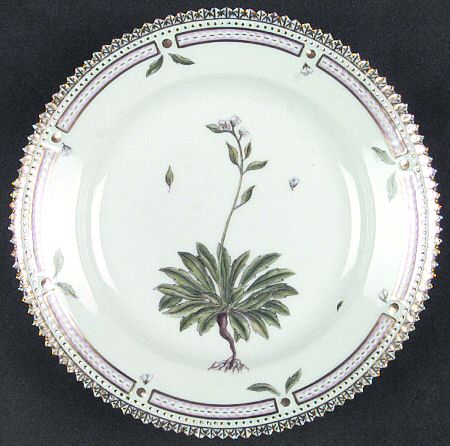 Flora Danica (1961 To Current) Dessert/Pie Plate-Primula norvegica Retz
