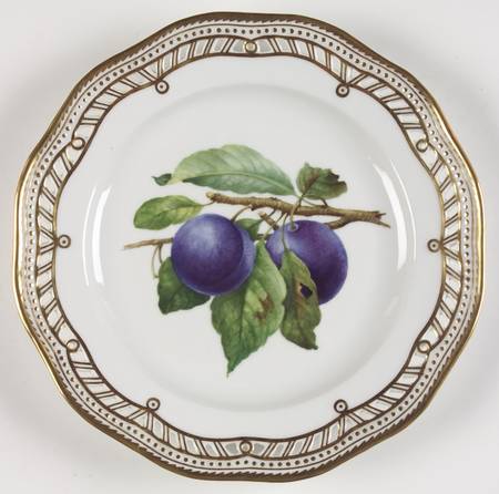 Flora Danica (1961 To Current) Fruit Service Plate