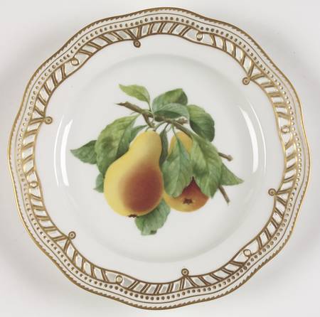 Flora Danica (1961 To Current) Fruit Service Plate