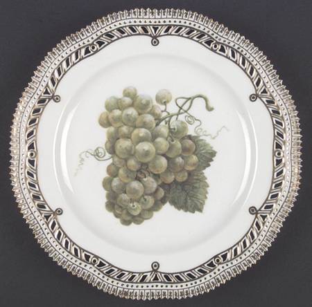 Flora Danica (1961 To Current) Fruit Service Plate