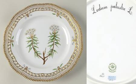 Flora Danica (1961 To Current) 10" Pierced Dinner Plate/Fruit Std-