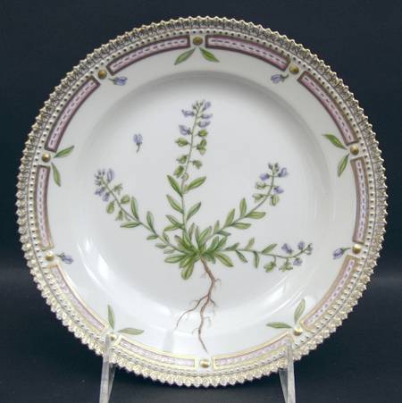 Flora Danica (1961 To Current) Salad Plate-Polygala amarum L
