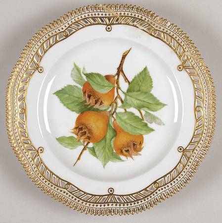 Flora Danica (1961 To Current) Fruit Service Plate