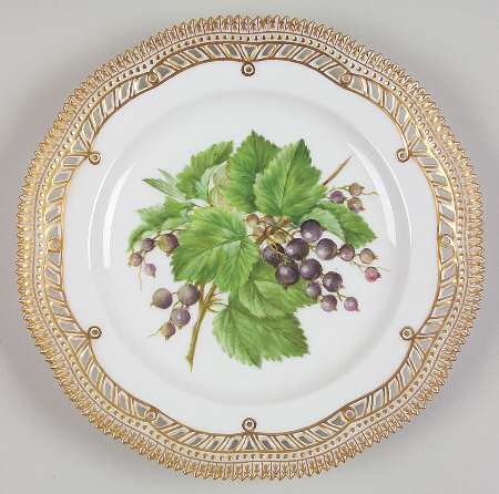 Flora Danica (1961 To Current) Fruit Service Plate