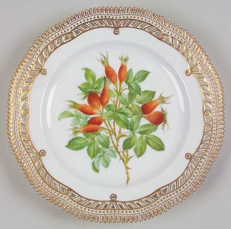 Flora Danica (1961 To Current) Fruit Service Plate