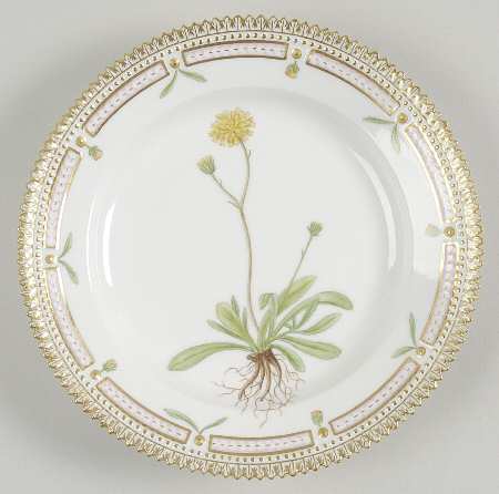 Flora Danica (1961 To Current) Salad Plate-Hieracium auriculaeforme Fr
