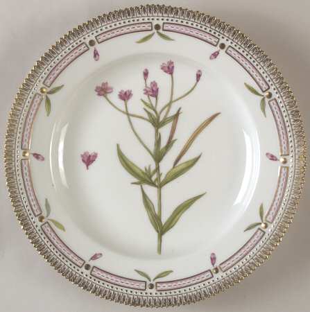 Flora Danica (1961 To Current) Dinner Plate-Epilobium pubescens Roth