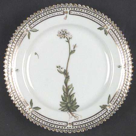 Flora Danica (1961 To Current) Bread & Butter Plate-Draba incana L