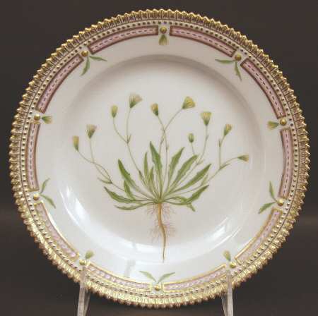 Flora Danica (1961 To Current) Salad Plate-Crepis virens var capillaris L Fr