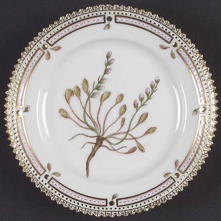 Flora Danica (1961 To Current) Bread & Butter Plate-Drosera intermedia Hayne