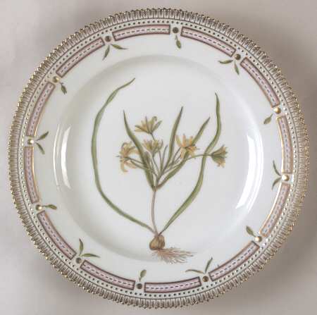 Flora Danica (1961 To Current) Dinner Plate-Ornithogalum arvense Pers
