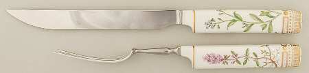 Flora Danica (1961 To Current) 2 Piece Carving Set