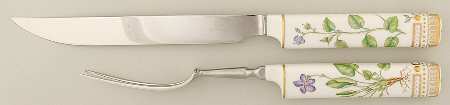 Flora Danica (1961 To Current) 2 Piece Carving Set