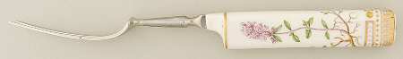 Flora Danica (1961 To Current) Carving Fork & Stainless Prongs