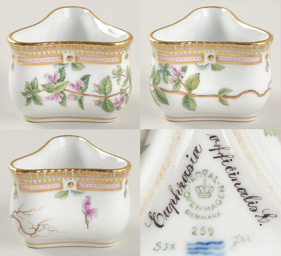 Flora Danica (1961 To Current) Triangular Custard Cup-Euphrasia officinalis L