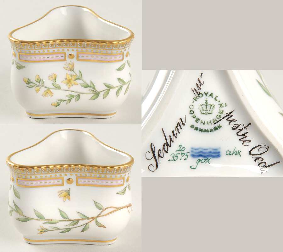 Flora Danica (1961 To Current) Triangular Custard Cup-Sedum rupestre Oed