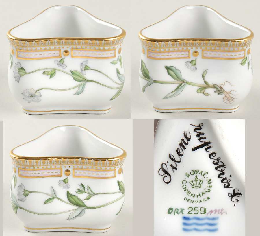 Flora Danica (1961 To Current) Triangular Custard Cup-Silene rupestris L