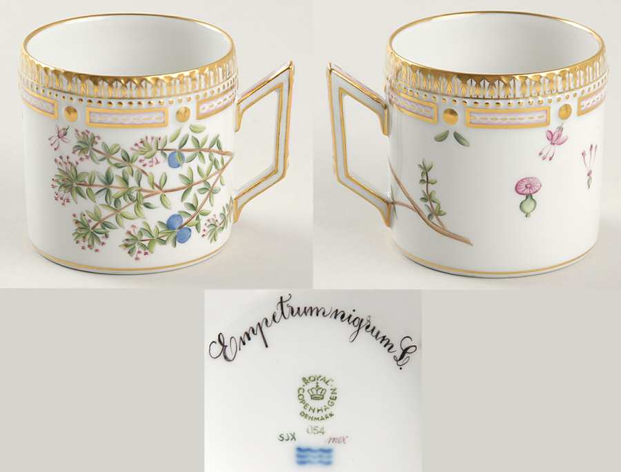 Flora Danica (1961 To Current) Chocolate Cup-Empetrum nigrum L