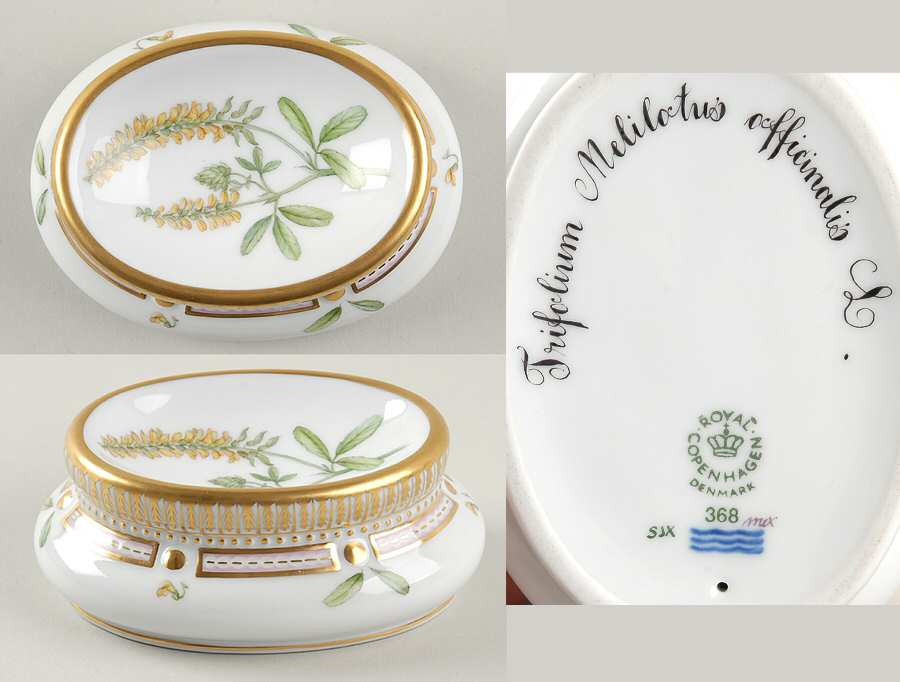 Flora Danica (1961 To Current) Salt Cellar-Trifolium Melilotus officinalis L