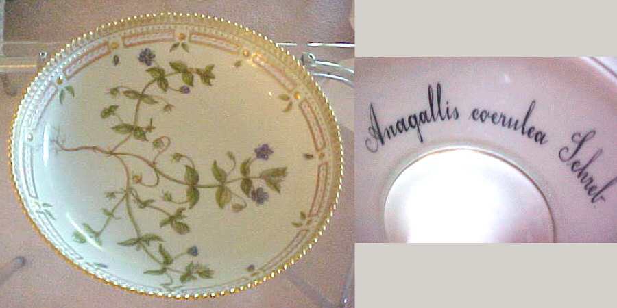 Flora Danica (1961 To Current) PLATE-CAKE/HIGH FOOT-ROUND