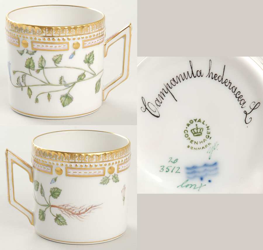 Flora Danica (1961 To Current) Chocolate Cup-Campanula hederacea L