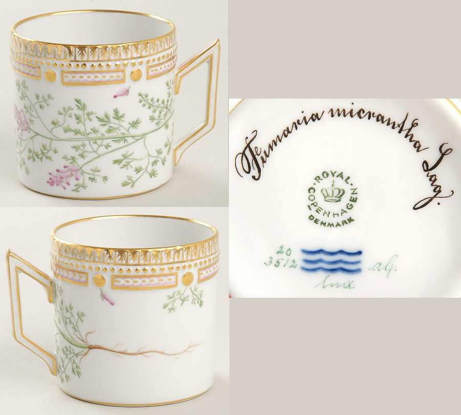 Flora Danica (1961 To Current) Chocolate Cup-Fumaria micrantha Lag