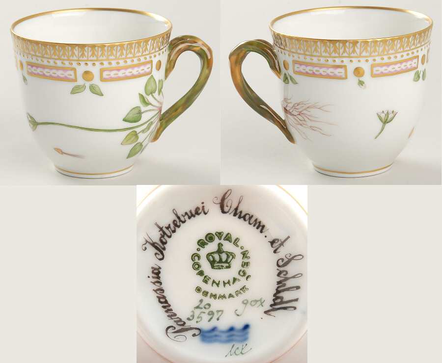 Flora Danica (1961 To Current) Flat Cup-Parnassia kotzebuei Cham et Schldl