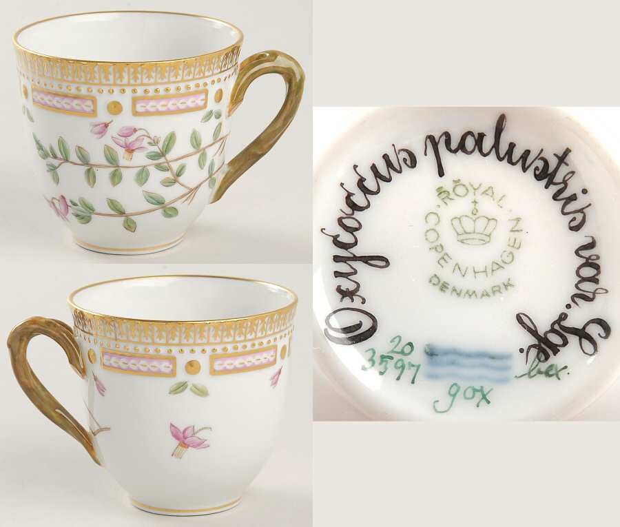 Flora Danica (1961 To Current) Flat Cup-Oxycoccus palustris var Lge