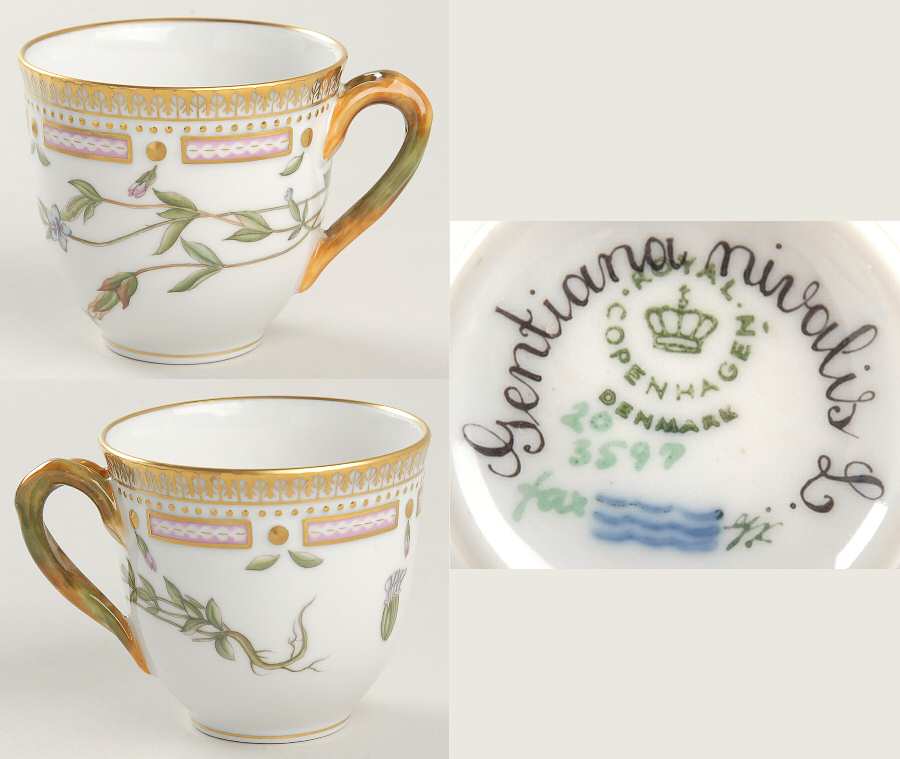 Flora Danica (1961 To Current) Flat Cup-Gentiana nivalis L