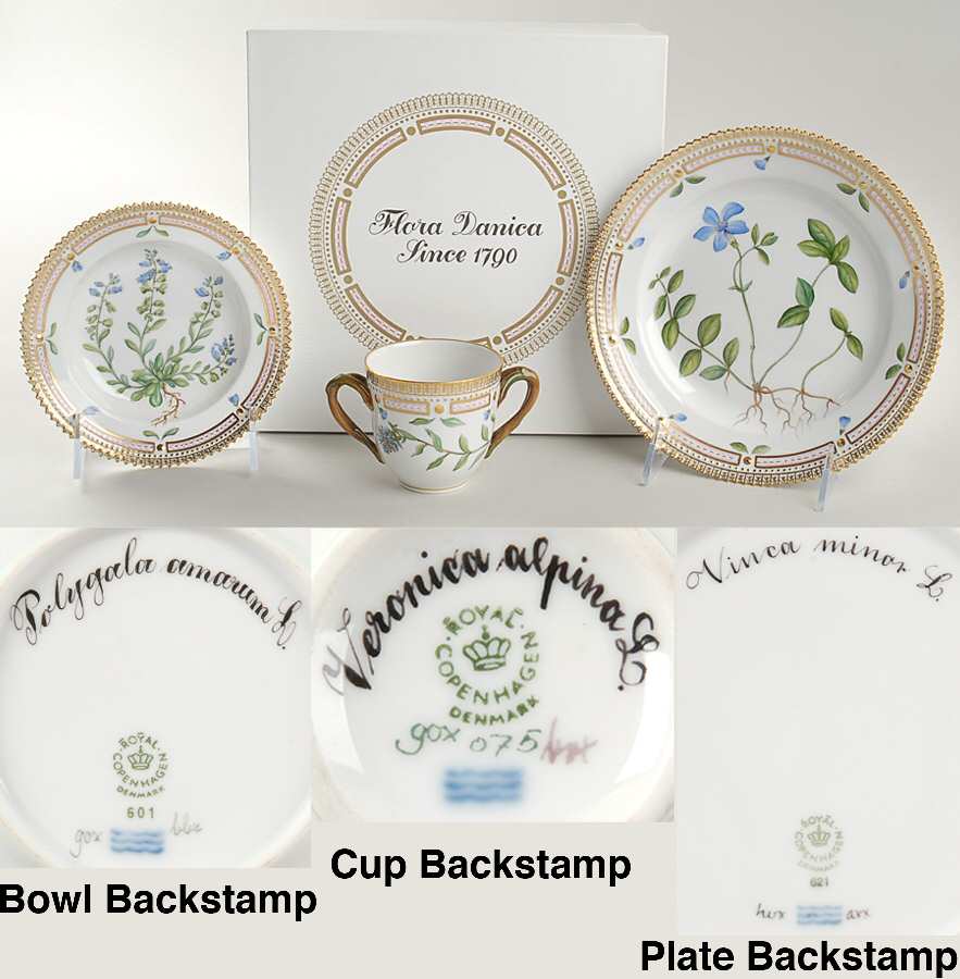 Flora Danica (1961 To Current) (3 Piece) Boy Child's Set & Box