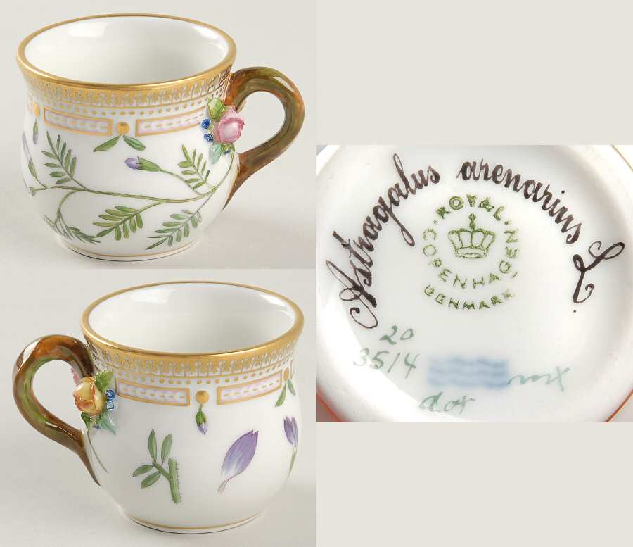 Flora Danica (1961 To Current) Round Custard Cup-Astragalus arenarius L