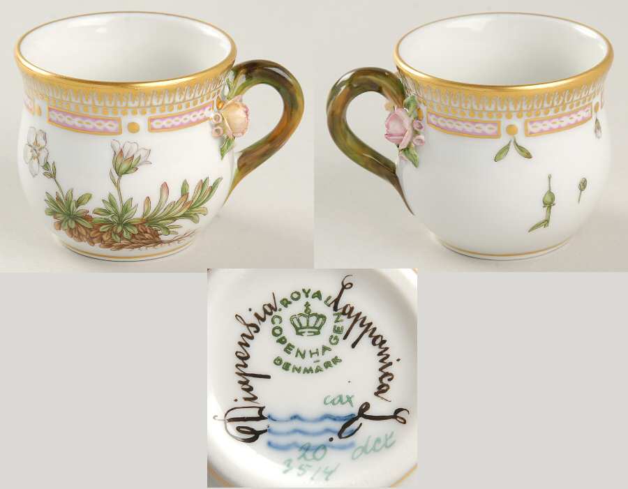 Flora Danica (1961 To Current) Round Custard Cup-Diapensia lapponica L