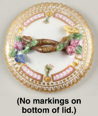 Flora Danica (1961 To Current) Round Custard Lid-No Decal