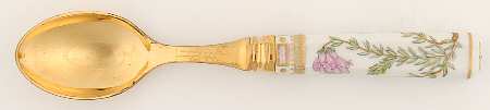 Flora Danica (1961 To Current) Dessert Spoon by Royal Copenhagen