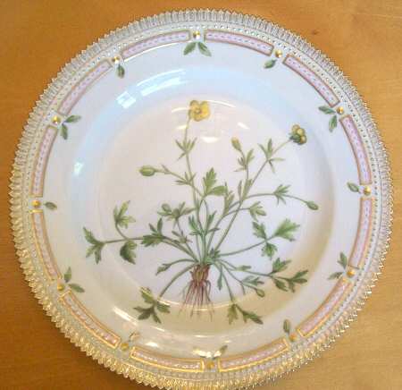 Flora Danica (1961 To Current) Dinner Plate-Ranunculus bulbosus L