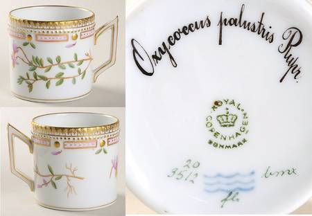 Flora Danica (1961 To Current) Chocolate Cup-Oxycoecus palustris Rupr