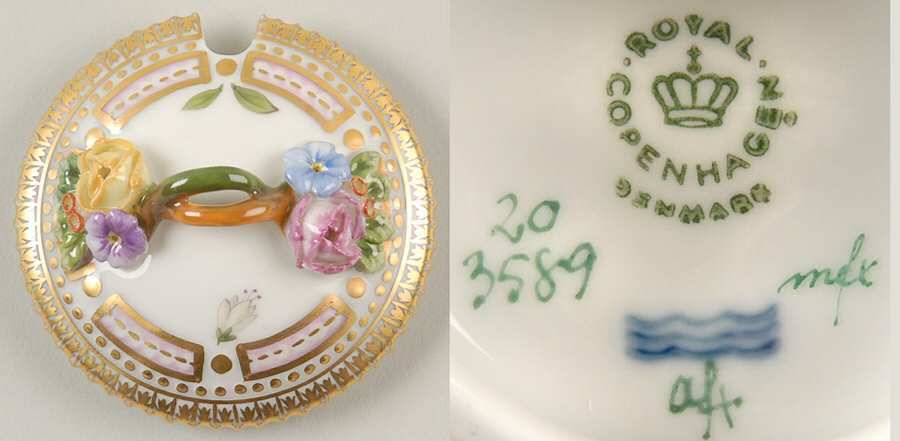 Flora Danica (1961 To Current) Mustard Pot-Lid