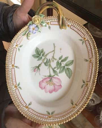 Flora Danica (1961 To Current) 8" Oval Handled Pickle/Accent-Origanum vulgare L.