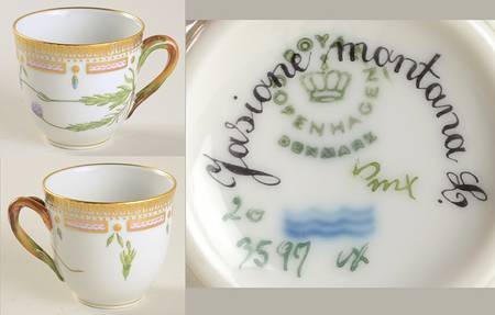 Flora Danica (1961 To Current) Flat Cup-Jasione montana L