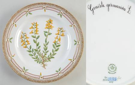 Flora Danica (1961 To Current) Dinner Plate-Geniste germanica L