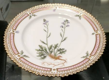 Flora Danica (1961 To Current) Bread & Butter Plate-Cardamine faeraeensis Horn.