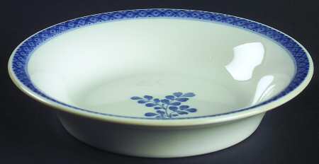 Gabriella Blue Rim Fruit/Dessert (Sauce) Bowl