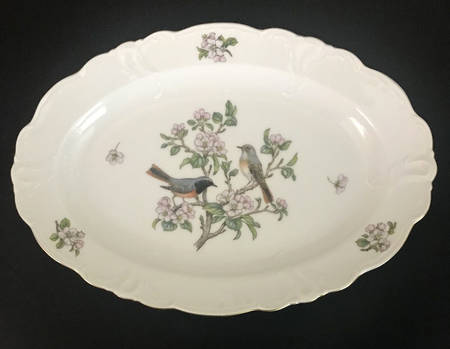 Garden Song 11" Oval Serving Platter