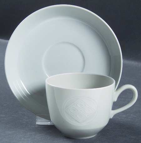 Gemma Flat Demitasse Cup & Saucer Set