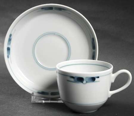 Gemina Flat Demitasse Cup & Saucer Set