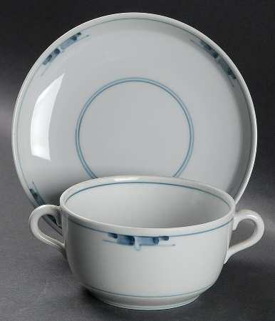 Gemina Flat Cream Soup Bowl & Saucer Set