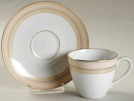 Giselle Flat Demitasse Cup & Saucer Set
