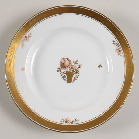 Golden Basket Dessert/Pie Plate