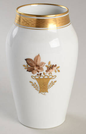Golden Basket 5" Vase