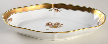 Golden Basket Pickle Dish